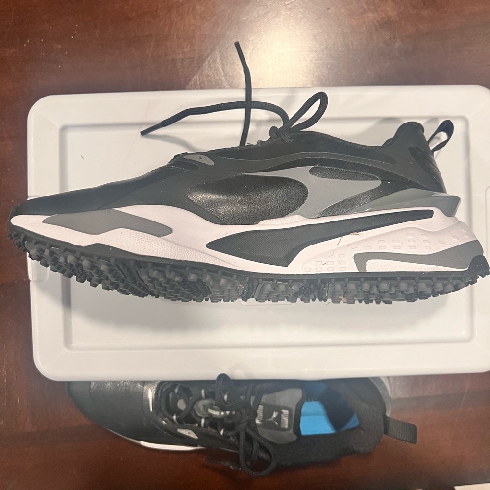 Women's Puma GS Fast Black Golf Shoes - Picture 3 of 4